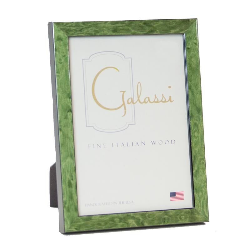 F.G. Galassi 4x6 green burl ready made frame - style 23846