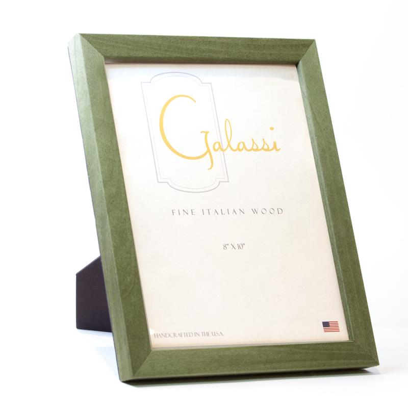 F.G. Galassi Cottage Green 8x10 wood ready made picture frame - style 41480 at Frame It / Waban Gallery