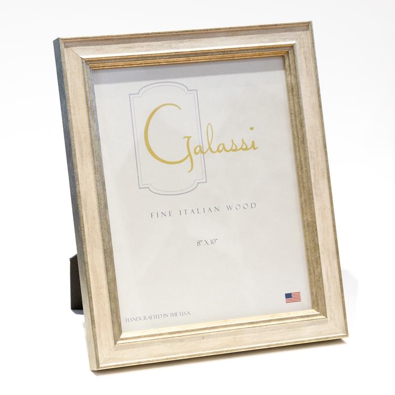 F.G. Galassi 5x7 antique silver / white ready made frame - style 51457 | Frame It Waban Gallery 