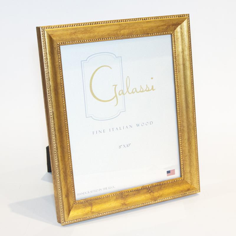 F.G. Galassi Emma gold 8x10 wood ready made frame - style 54780