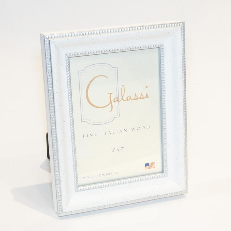 F.G. Galassi Emma white 5x7 wood ready made frame - style 55057