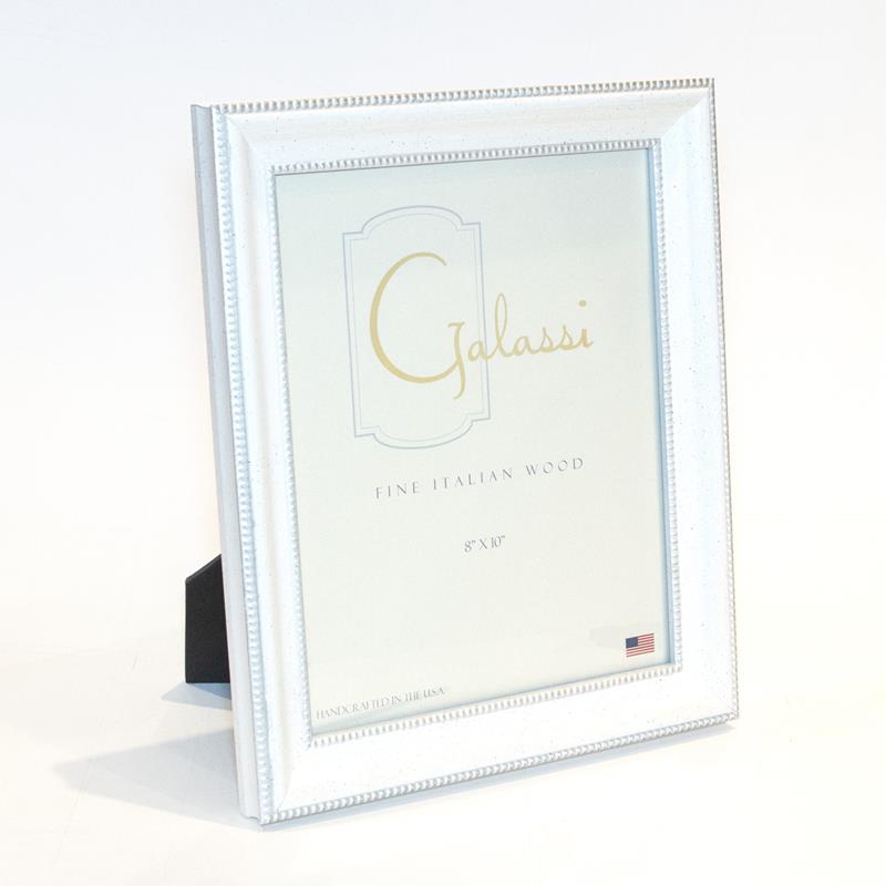 F.G. Galassi Emma white 8x10 wood ready made frame - style 55080