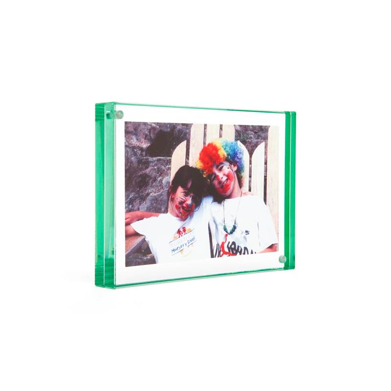 Canetti 5x7 Green Acrylic Magnet Ready Made Frame - Style LC305G | Frame It Waban Gallery