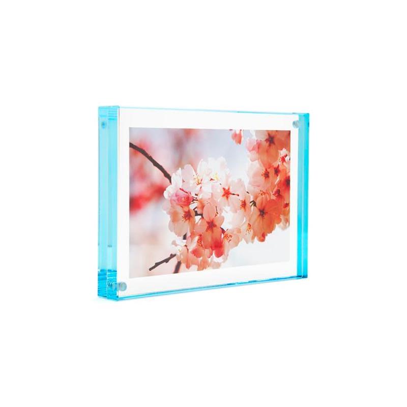 Canetti LC502A 2.5"x3.5" Pastel Edge Magnet Frame - Aqua