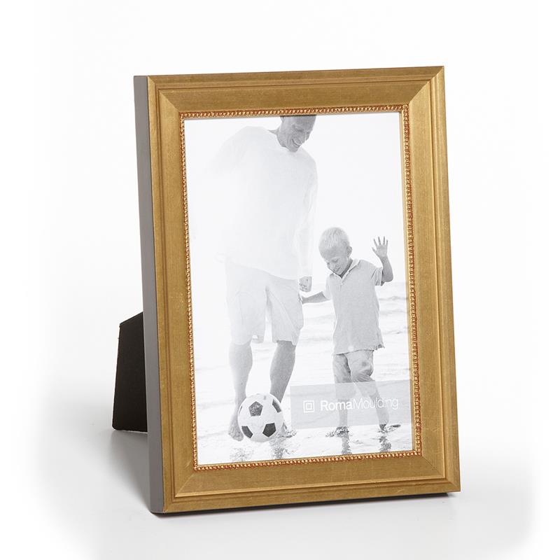 Roma 8x10 Eleganza gold wood ready made picture frame - 31555-810