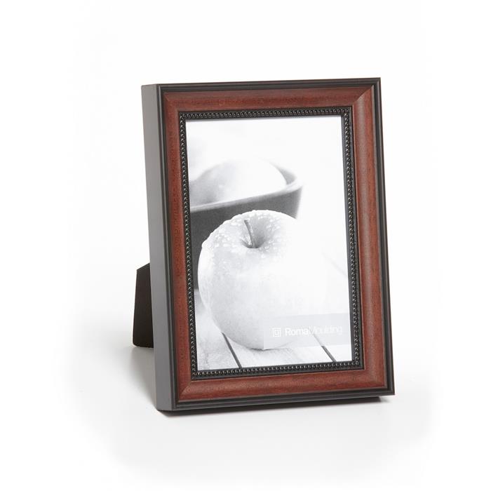 Roma Moulding Ramino brown 4x6 inch ready made frame 22725087-46 - Frame It/ Waban Gallery