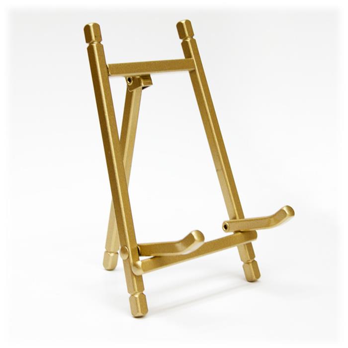 Bards 5 inch tall gold metal easel style 934b |Frame It Waban Gallery