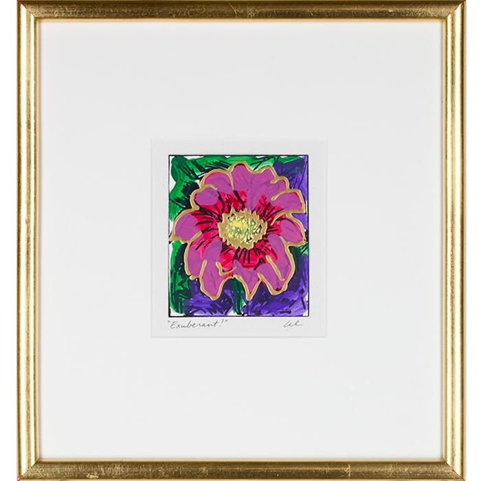 framed artwork Exuberant Botanical