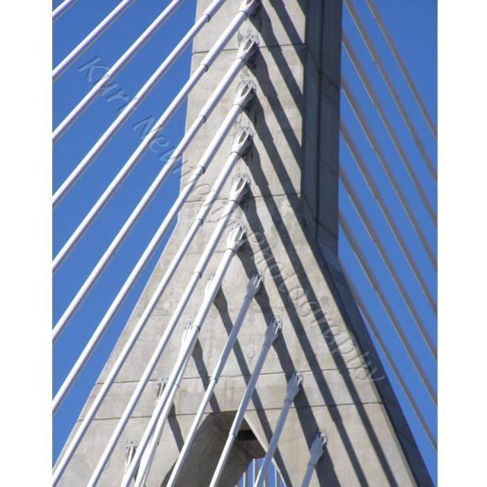 Boston Zakim Bridge photograph by Kurt Neumann | Frame It Waban Gallery