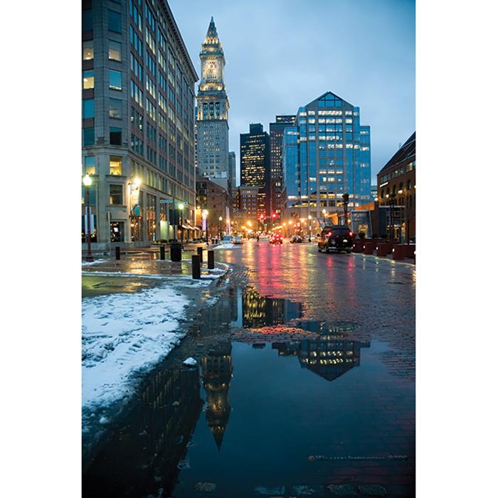 Photo Greeting Card Of Buildings In Boston, Massachusetts