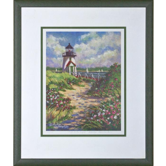 framed artwork "Path to the Light by Marilyn Chamberlain