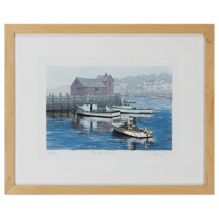 Framed artwork "In the Mist" by Carroll Collette