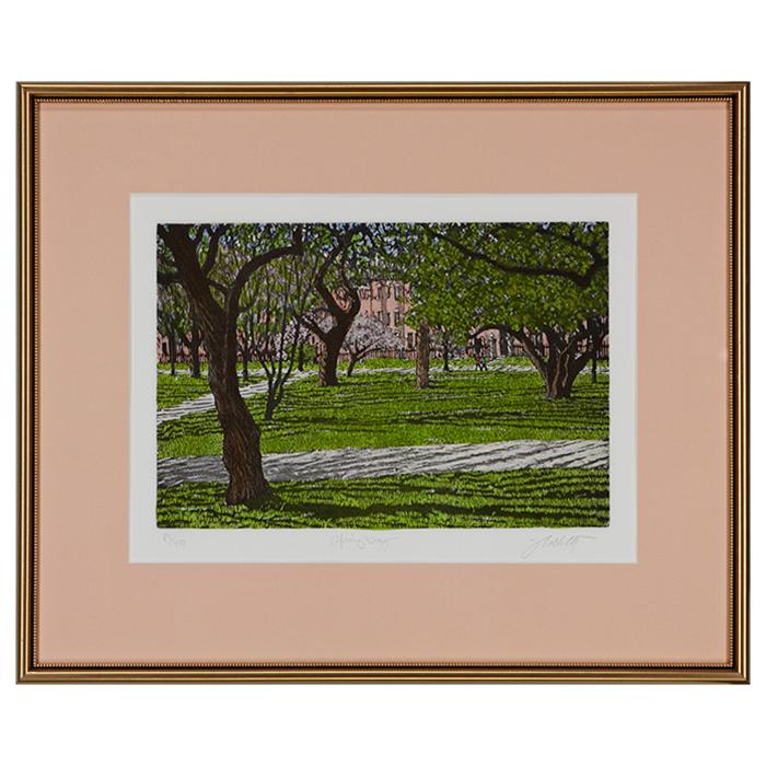 Framed artwork "Spring Day" by John Collette