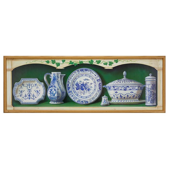 framed Print of china serving set