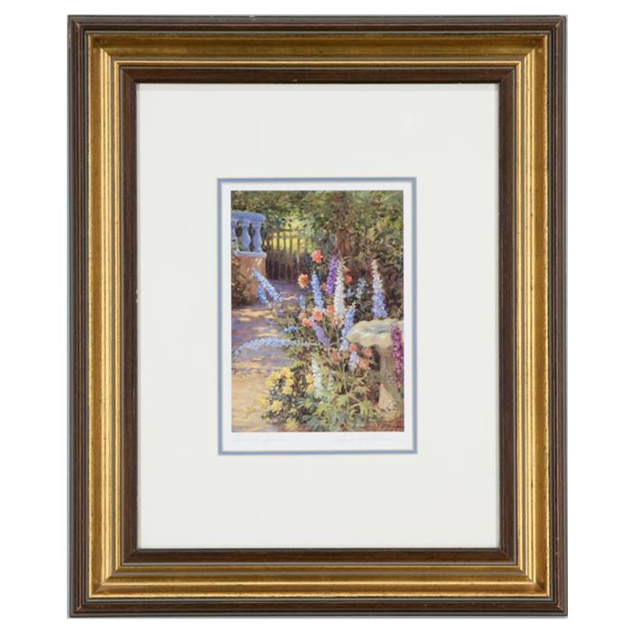 framed artwork "Secret Garden by Lynn Gertenbach