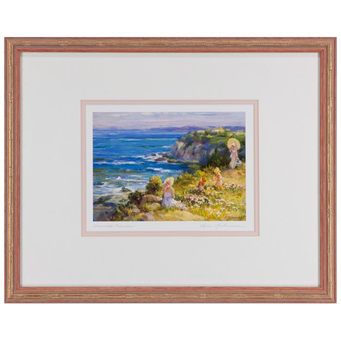 framed Seacliff Meadow artwork by Lynn Gertenbach