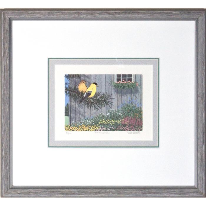 framed artwork "Love the Garden" by Mel Hunter