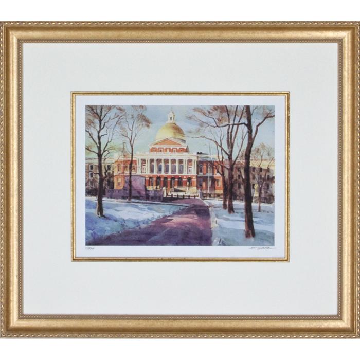 framed artwork State House by Frederick Kubitz