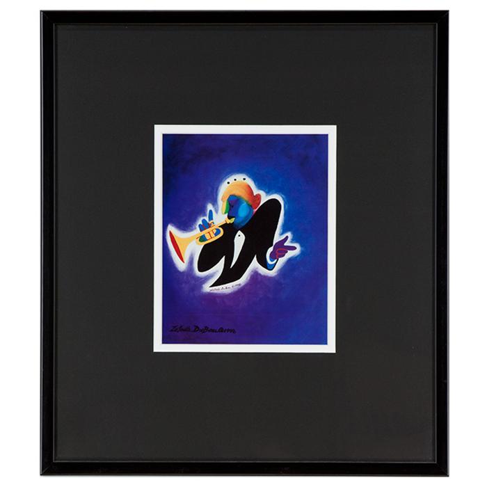 framed artwork of Musician by Latrell Dubose