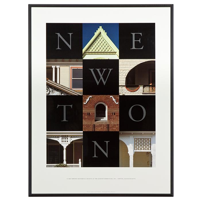 framed collage Newton massachusetts Poster