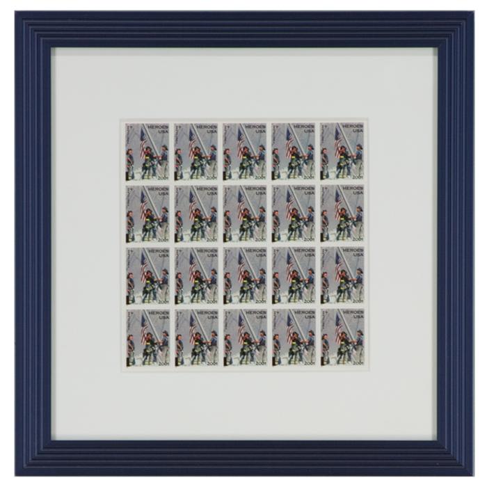 framed "Heros" original stamps