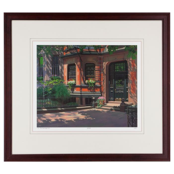 framed artwork 173 marlborough st by ed stitt