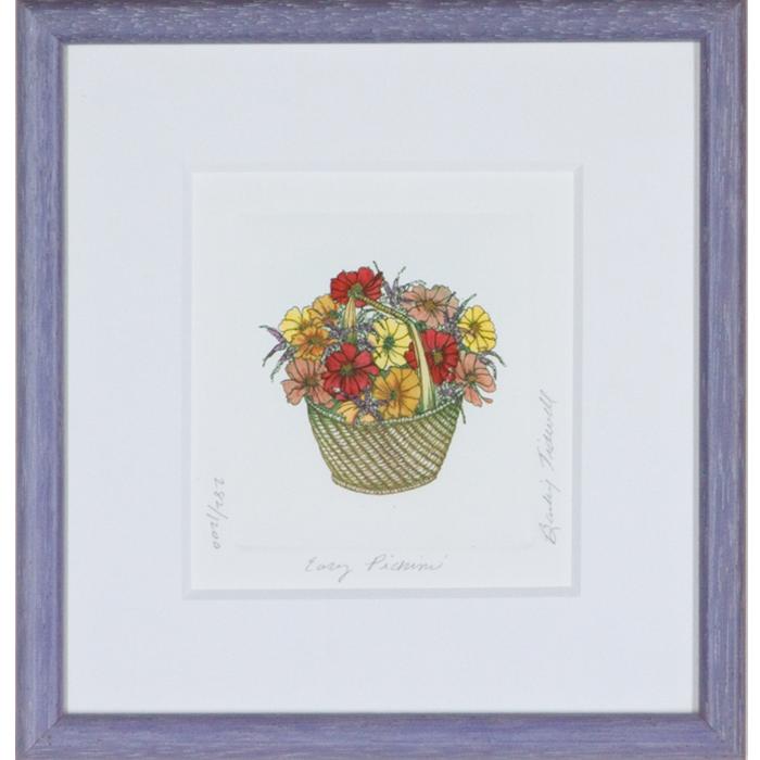 framed Artwork easy pickins by barbie tidwell