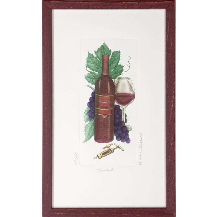 framed Artwork Merlot by barbie tidwell