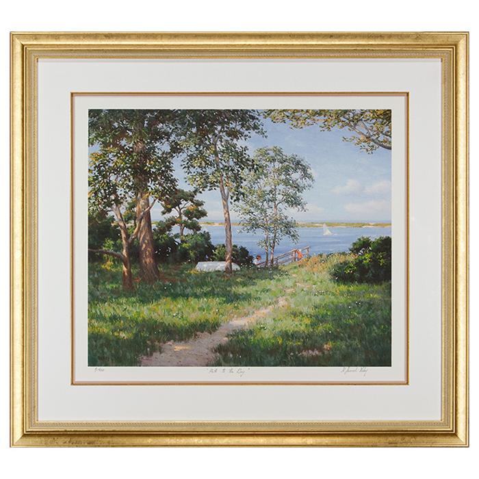 framed artwork "Path to the Sea" by Sam Vokey